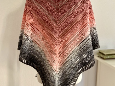 Häkelanleitung für schönes "La Dolce Vita" Dreieckstuch