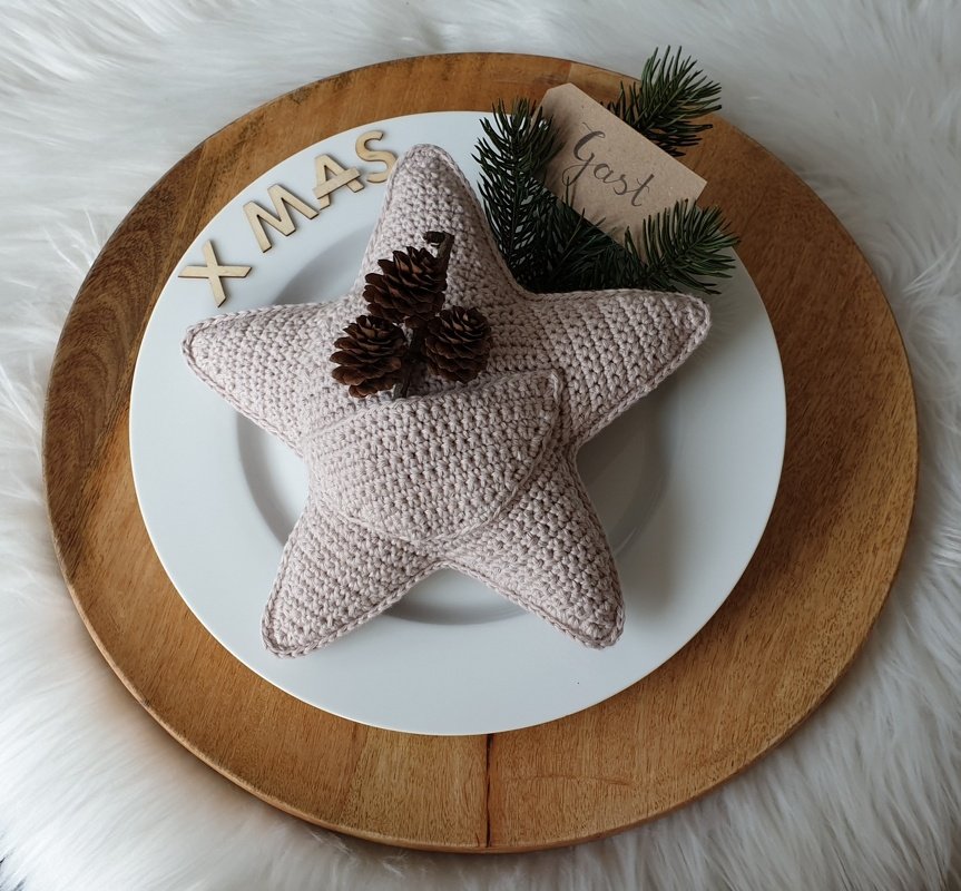 Stern mit Täschchen