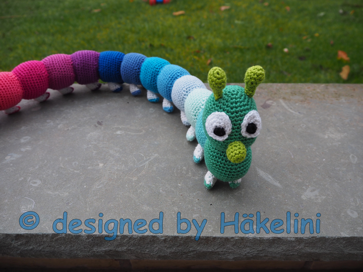 Centipede / Caterpillar Lenni - Crochet Pattern from Häkelini