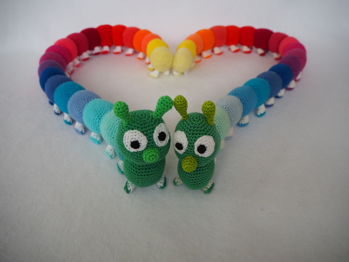Centipede / Caterpillar Lenni - Crochet Pattern from Häkelini
