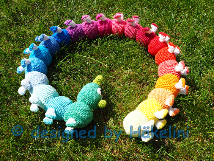 Centipede / Caterpillar Lenni - Crochet Pattern from Häkelini