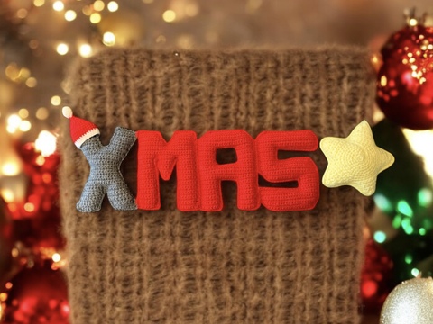 Weihnachtsdekoration X-MAS