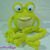 Frankie the frog amigurumi knitting pattern