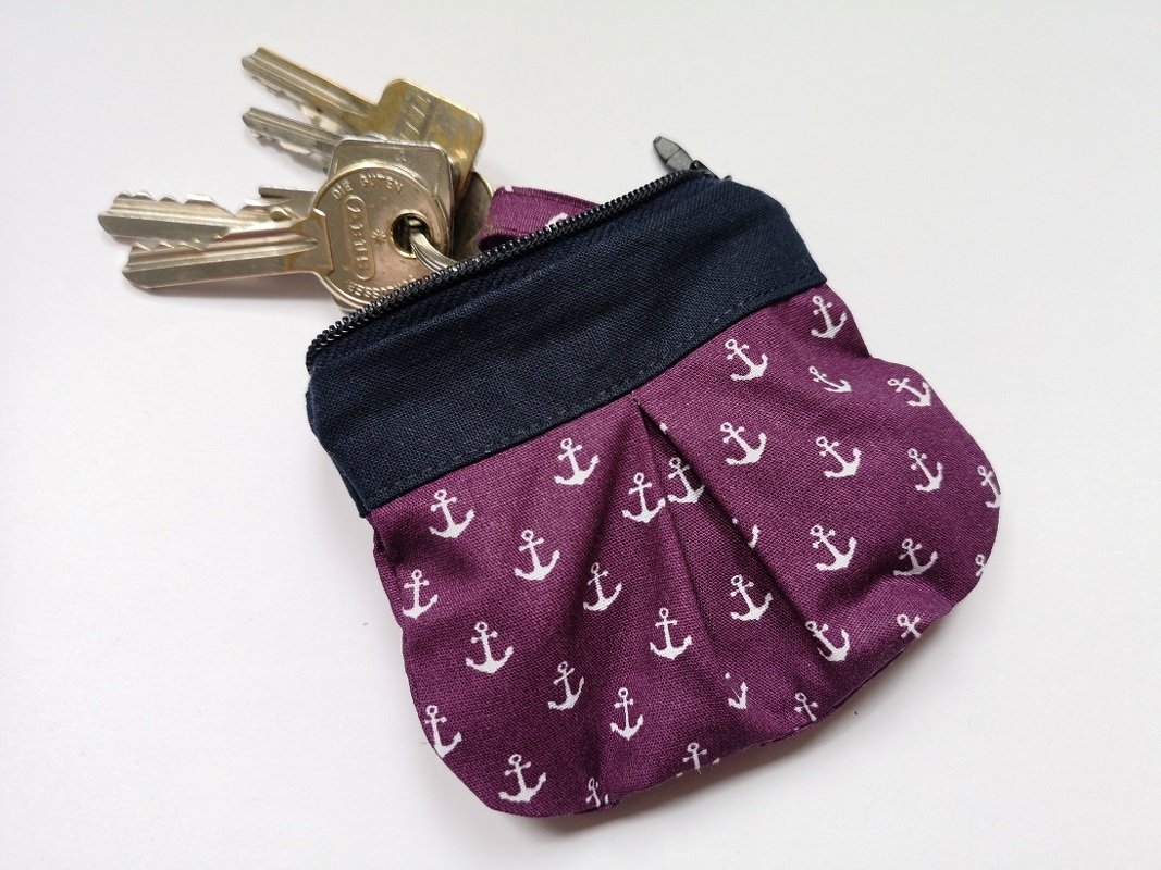 Nähanleitung Schlüssel-Täschchen, Schlüsselanhänger