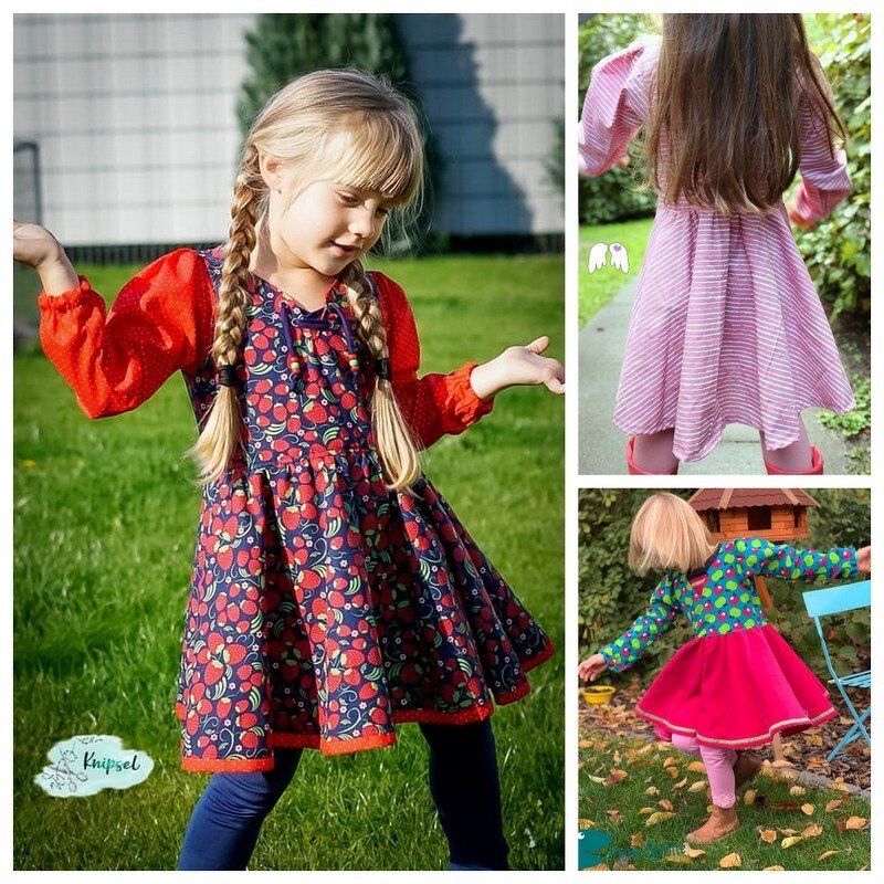 Kleid VINTAGE BEAUTY DRESS für Webware 74 - 164