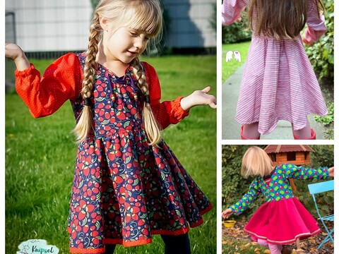 Kleid VINTAGE BEAUTY DRESS für Webware 74 - 164