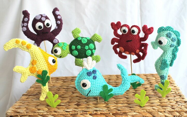 fish and co. nursery mobile crochet pattern