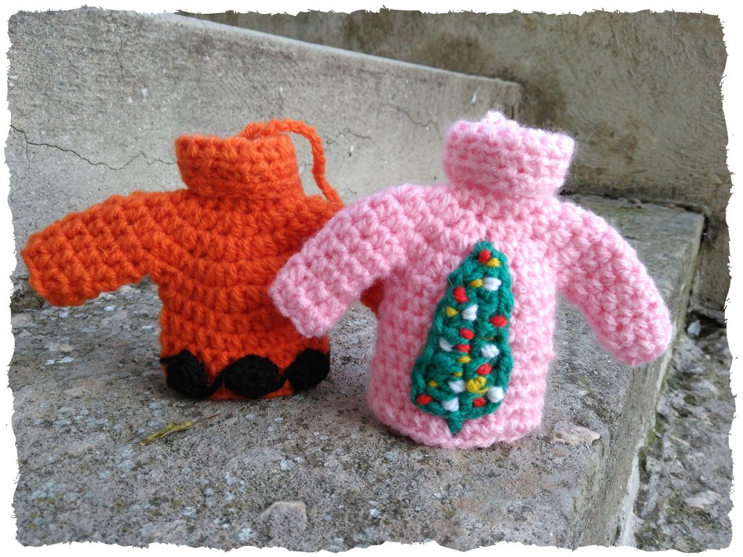 Pattern Pink Christmas tree ornament - Image 8