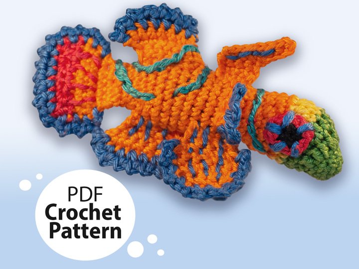 Amigurumi Anleitung für Mando den Mandarinfisch