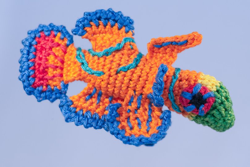 Amigurumi Anleitung für Mando den Mandarinfisch