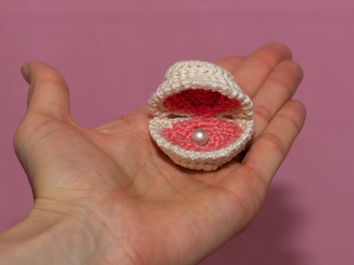 Amigurumi Anleitung für Muna die Muschel