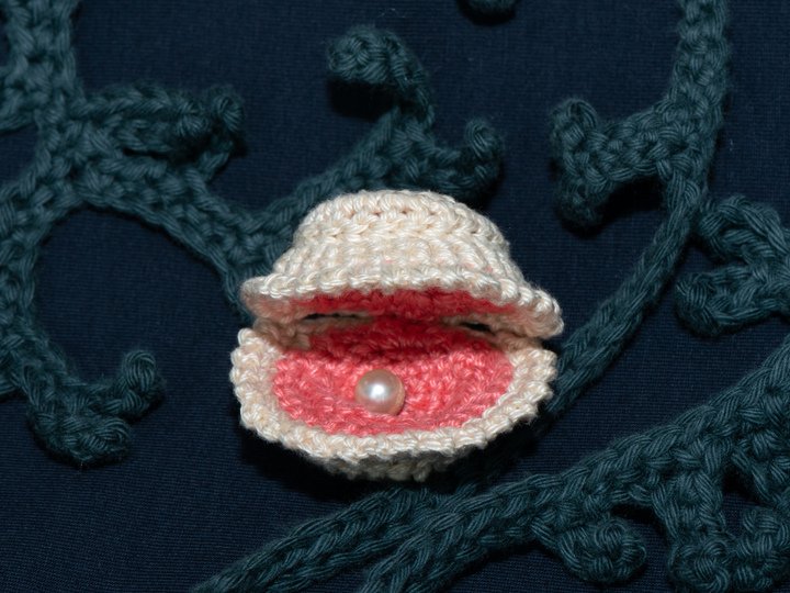 Amigurumi Anleitung für Muna die Muschel