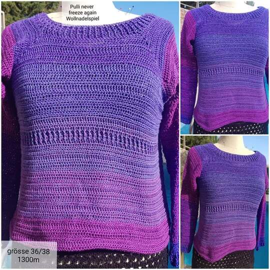 Never freeze again - Pulli-Pullunder-Tunika-Kleid häkeln im RVO