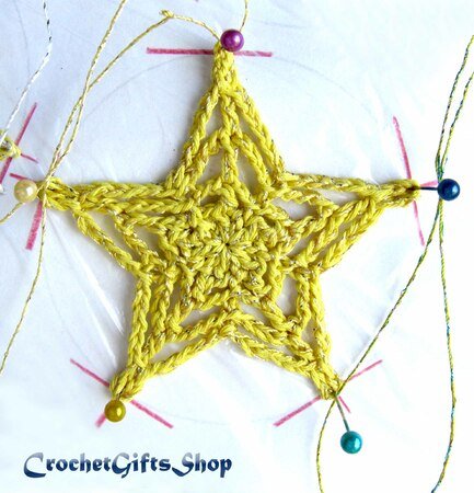 Crochet Pattern Christmas Star Ornaments (6)