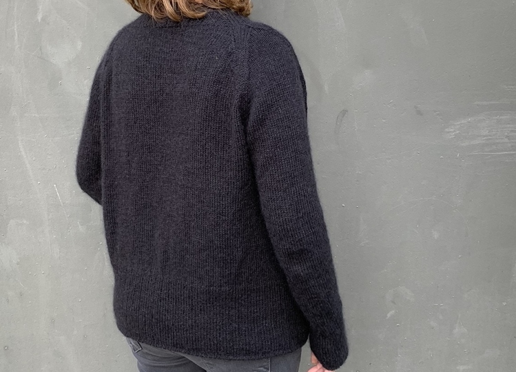 Strickjacke - Lena Nr. 2, Strickanleitung Damen Raglan