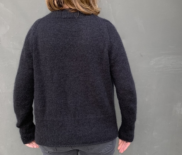 Strickjacke - Lena Nr. 2, Strickanleitung Damen Raglan