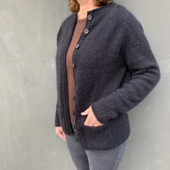 Strickjacke - Lena Nr. 2, Strickanleitung Damen Raglan