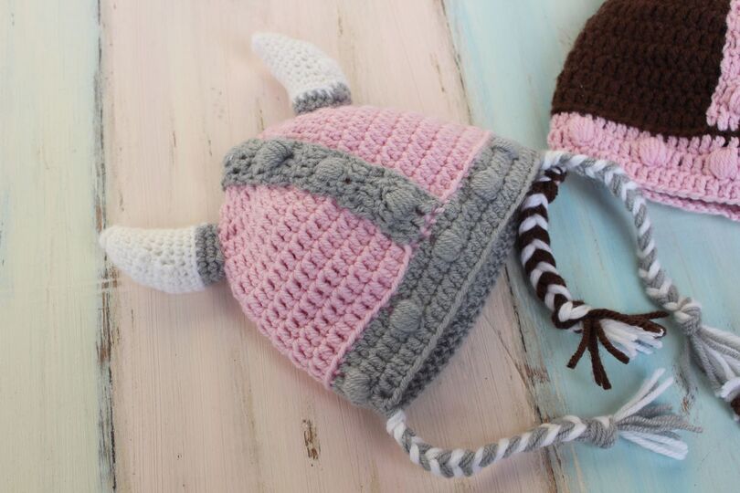 Häkelanleitung für Wikingermütze