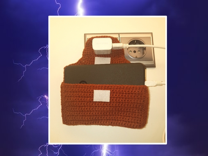 Häkelanleitung - Handytasche mit Zusatzfach für Geld