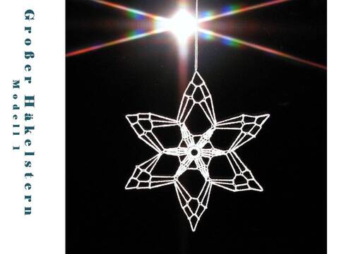 Anleitung Großer Häkelstern-Modell 1