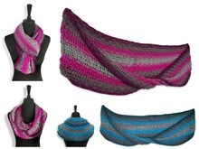 Gratis Häkelanleitung Loop // Schlauchschal // Möbius-Schal Crossy