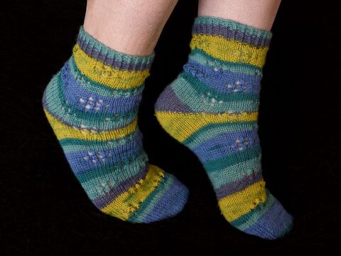 Anleitung Lagunensocken in Gr. 40