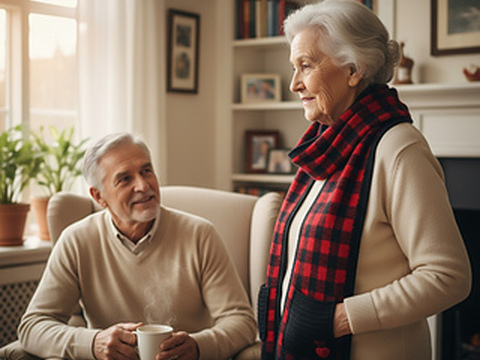 Pattern Hunter Plaid Shoulder Shawl
