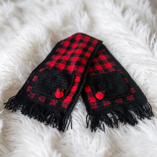 Pattern Hunter Plaid Shoulder Shawl