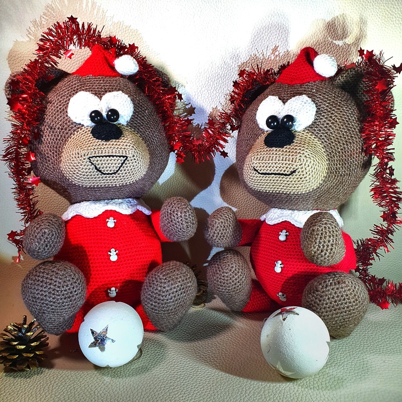 Ben, the Christmas bear pattern - Image 2