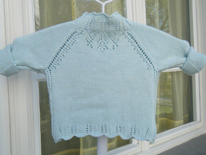 Strickanleitung Kinderpulli "Schneeflocke"