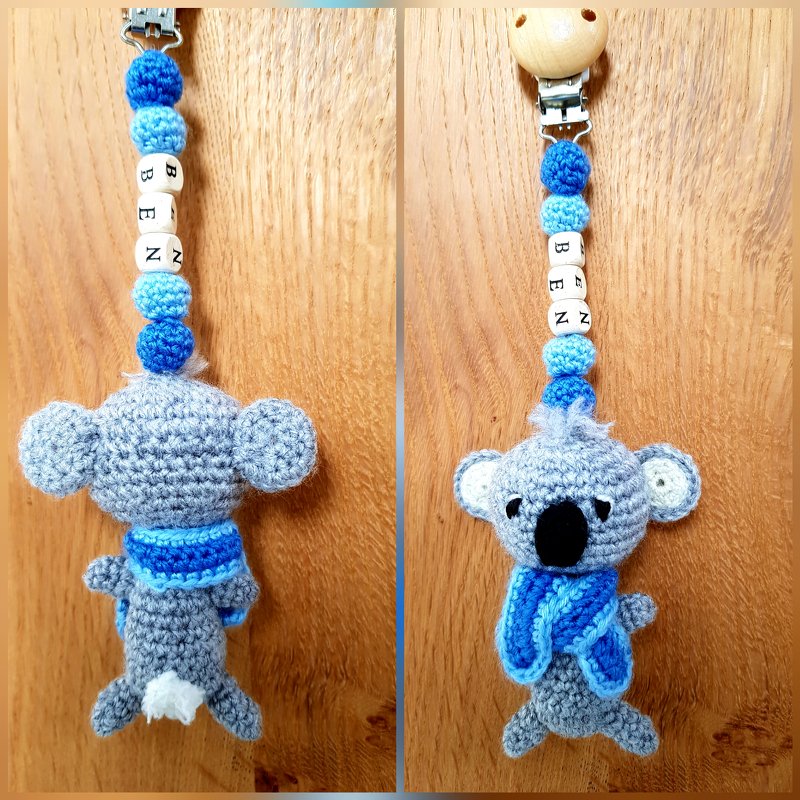 Koala Bär Miniatur Häkelanleitung DIY - Bild 3