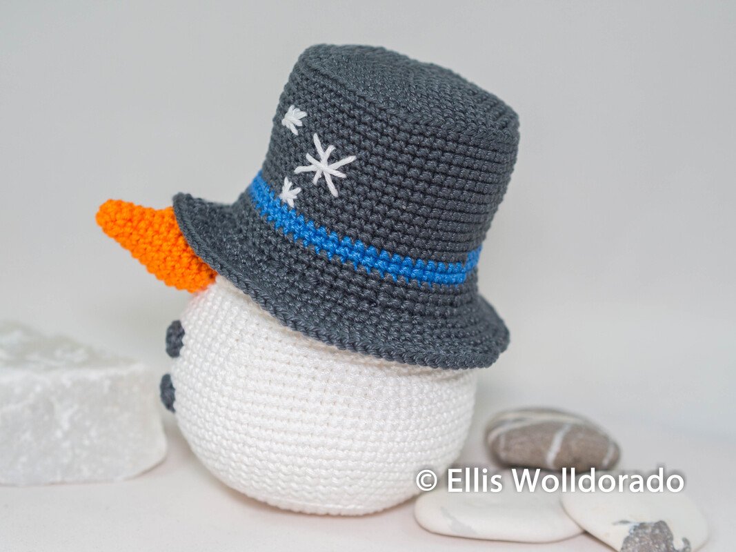 Schneemann-Wichtel, Amigurumi, Häkelanleitung - Bild 2