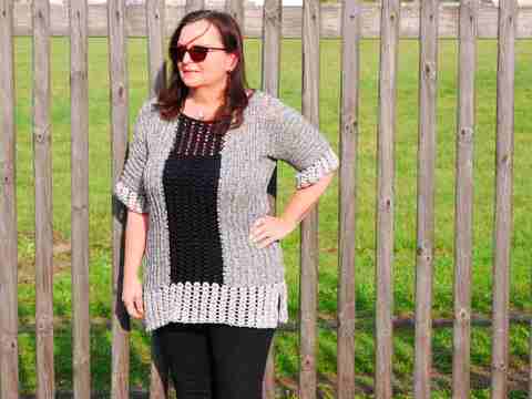 Häkelanleitung Pullover Elegance