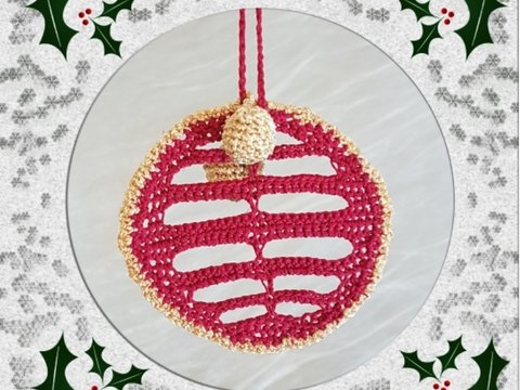 Häkelanleitung für  Weihnachtsschmuck