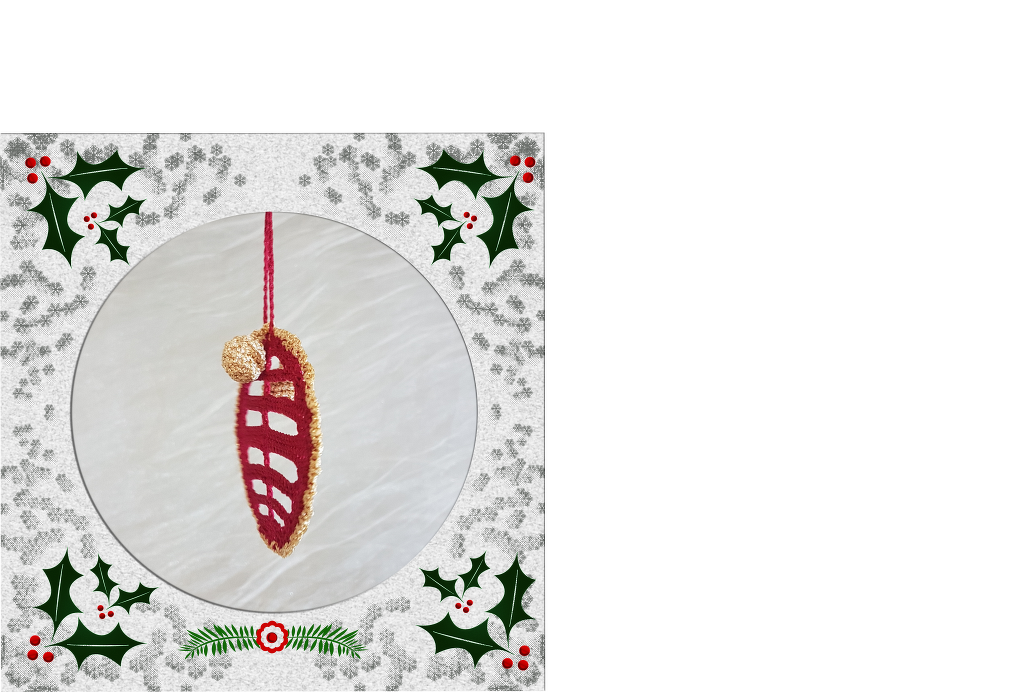 Häkelanleitung für  Weihnachtsschmuck - Bild 2