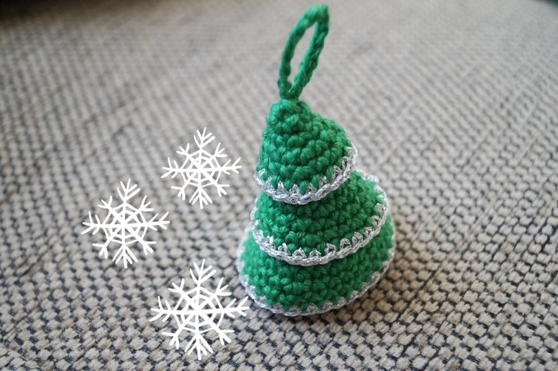 weihnachtliche Anhänger für Christbaum, Sträuße etc. Häkelanleitung