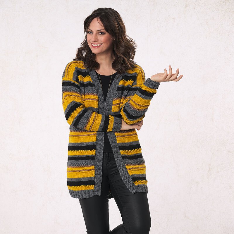 Strickanleitung Damenlongjacke "Bari" 761000 - Bild 2