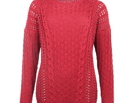 Strickanleitung Damenpullover "Ancona" 761007