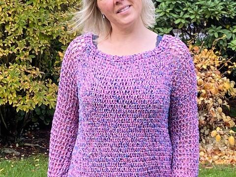 Häkelanleitung Pullover Wunderbar 2.0  Größe 34-56