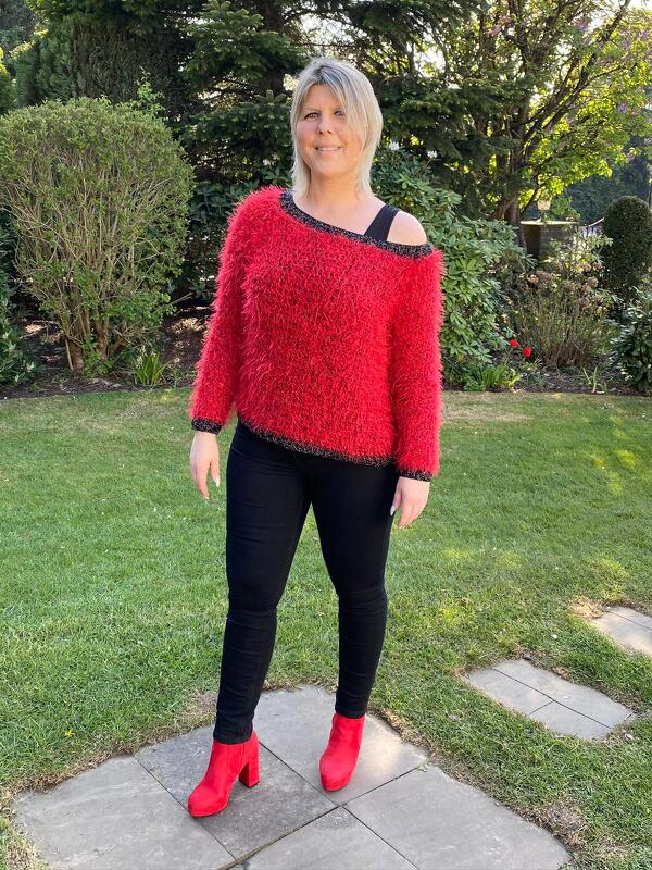 Häkelanleitung One-Shoulder-Shirt Wunderbar Größe 34-56 - Bild 3