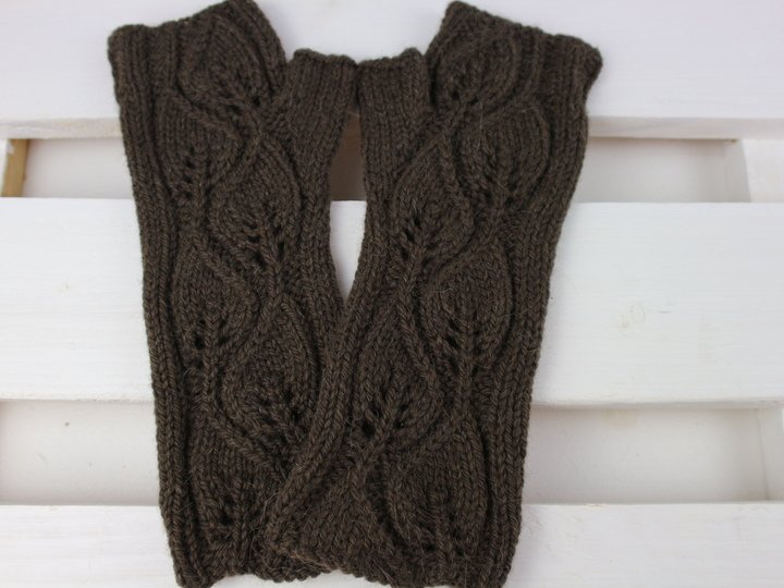 Kntting pattern Fingerless Gloves "Emely"