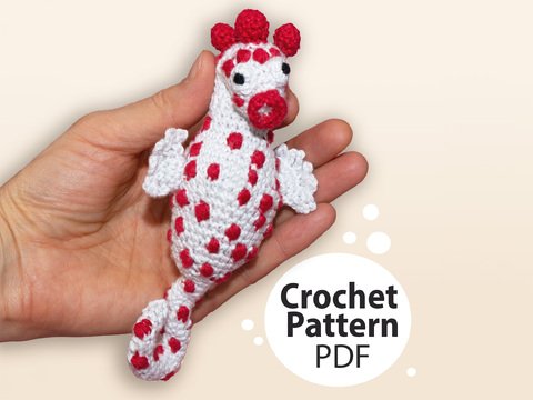 Häkelanleitung für das Amigurumi Zwergseepferdchen