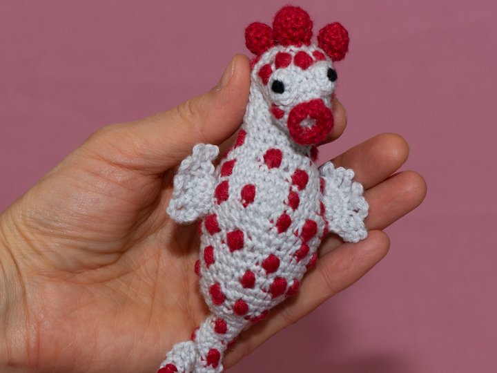 Häkelanleitung für das Amigurumi Zwergseepferdchen