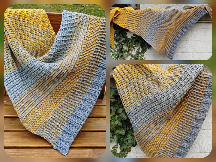 Anleitung Häkeltuch Dreamy ein Zauber aus Reliefstäbchen