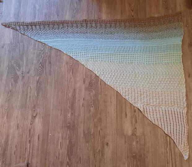 Anleitung Häkeltuch Dreamy ein Zauber aus Reliefstäbchen