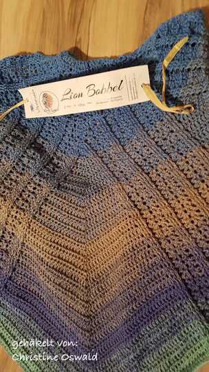 Anleitung: 5-Eck-Tuch “Sonnenstrahlen”