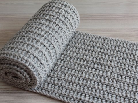 "Easy" gestrickter Schal PDF-Anleitung