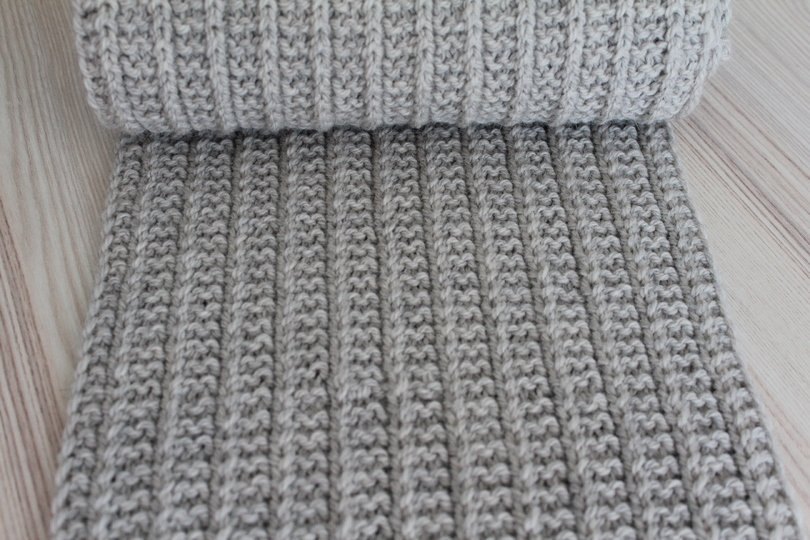 „EASY“  Herren- & Damen-Strickschal | PDF-Strickanleitung