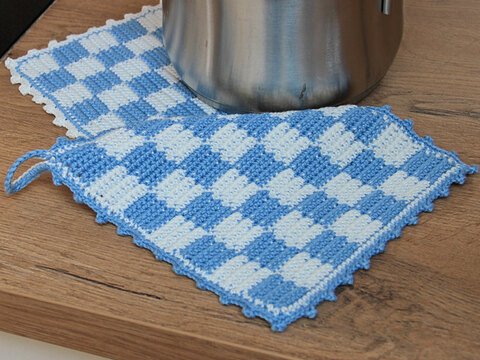 Häkelanleitung Topflappen "Piazza" 761049