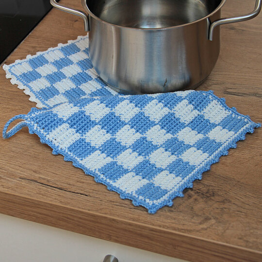 Häkelanleitung Topflappen "Piazza" 761049